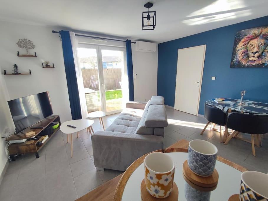 T2 Avec Jardin Proche Aeroport, Airbus, Meet Apartment Daux Exterior photo